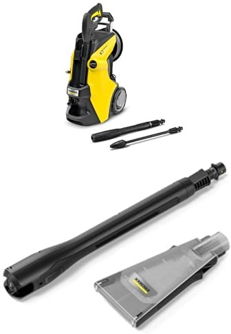 Lot de Nettoyeur Haute Pression K 7 Premium Power Control Flex, Pression Max 180 Bar, Débit : 600l/h, Surface : 60m²/h, Poids : 17,7 kg + Kärcher Lance de Nettoyage Haute Pression eco!Booster 180