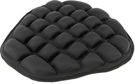 Gel Asiento Moto，Cojin Moto Gel Cubierta de asiento de motocicleta Cojín de aire Motocicleta Asiento de aire Cojín de cojín de cojín Protector de alivio de presión para deportes Touring Saddles(Black)