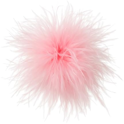 WANYI Federn Brosche Damen Fluffy Weich Federbrosche Ansteckblume mit Broschennadel Clip Boho Stil Broschen Clips für Kleidung, Rock, Hochzeit Party(15)