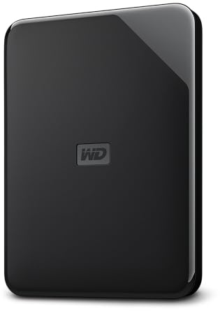 WD Elements AE 2 to Disque Dur Portable Externe, SuperSpeed USB 3.2 Gen 1/USB 3.0, Capacité Accrue prête à l’Emploi, Formaté pour Windows, Noir