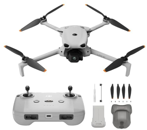 DJI Lito X1 Bundle, Leicht & Faltbar 4K Kameradrohne, Hinderniserkennung, ActiveTrack, 1/1,3-Zoll-Sensor, Geeignet, 15 km Videoübertragung, C0