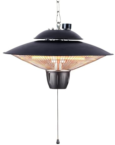 WAFOHSR 1500w/2000W Appeso Riscaldatore Scaldaspazio Coperta Esterna Lampada Riscaldatore Elettrico Invernale Soffitto Riscaldatore A Infrarossi Riscaldatore Camera Piede Caldo Facile da Usare