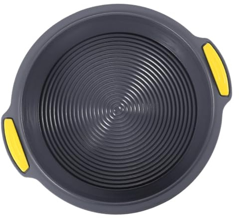 FIXOSHEE Teglia per Dolci in Silicone Antiaderente 24 CM Manici Resistente al Calore Lavabile e Multifunzione per Torte Pane e Pezzi da Forno Accessorio Cucina Casa Colore Casuale