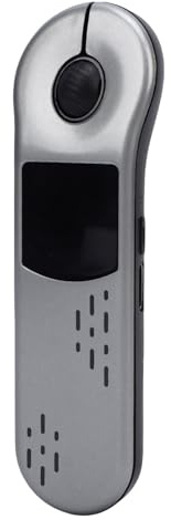 Yanmis Kabellose Presenter-Fernbedienung, Wiederaufladbarer 2,4-G-Bluetooth-Präsentationsklicker mit Touchpad, für PC-Laptop (Gray)
