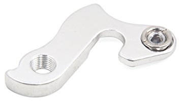 sourcing map Metal Bike Rear Derailleur Dropout Claw Hanger Gear Tail Hook Convertor w Bolt