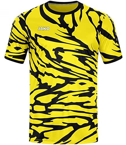 JAKO Herren Trikot Animal (Kurzarm), Citro/Schwarz, L