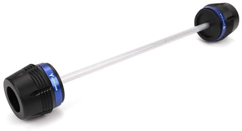 KUGVTER Engine Cover Für MT-09 SP MT09 MT-07 MT-03 FZ09 Motorrad Vorne Hinten Rad Gabel Slider Achse Crash Protector Kappe(Blue4)