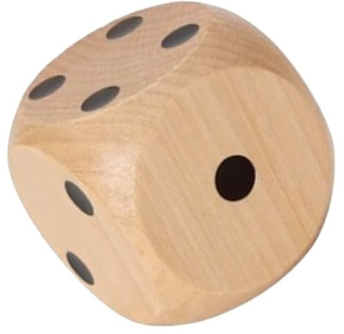 Cabilock Dadi Legno Naturale Sei Lati Dadi Grandi Per Giochi Da Tavolo Decorazione E Attività Ricreative Di Legno Per Adulti