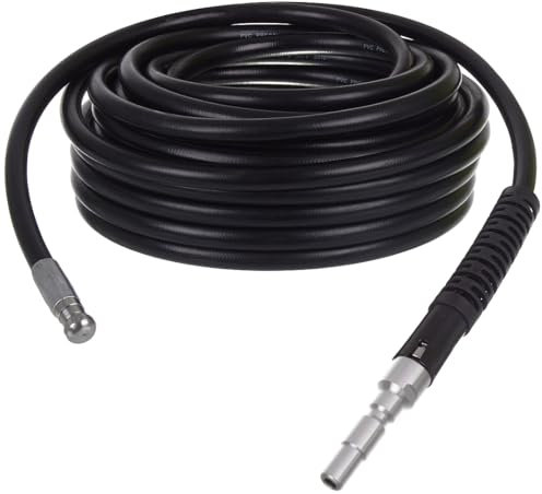 TECHKAR Tuyau de nettoyage de tuyaux 200bar 60 °C 15m de long compatible avec les nettoyeurs haute pression Kranzle 1050 XA 15 XA 17 Tuyau de nettoyage de tuyaux