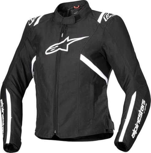 Alpinestars Stella T-SPS V2 WP Schwarz Weiß Damen Textil Motorrad Jacke, S