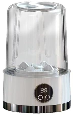 Mini Waschmaschine, 1L Klein Reisewaschmaschine mit 2 Waschprogrammen Elektrisch Portable Mini Washing Machine Camping Waschmaschine mit USB Wiederaufladbar Für Unterwäsche Reise Socks