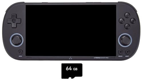 JOYARCH TRIMUI SMART PRO Console di gioco retrò, 5.9 pollici 720 * 1280 schermo HD portatile console di gioco portatile, sistema Linux, lettore video giochi integrato 12000+ giochi con custodia