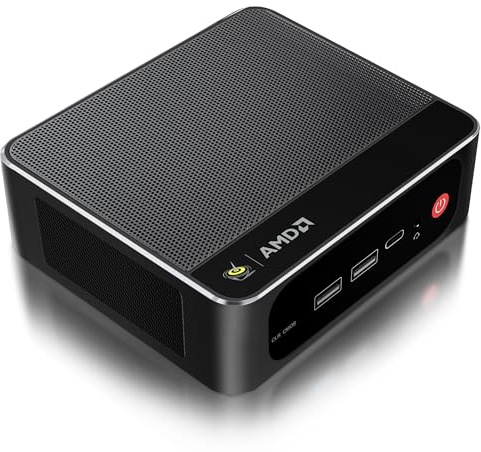 Beelink SER5 MAX Mini PC,AMD Ryzen 7 7735HS(up to 4.75GHz,8C/16T), Mini Computer 24GB LPDDR5 RAM 1TB PCIe4.0 X4 SSD, 4K Triple Display, WiFi 6, BT 5.4,RJ45 2.5G LAN
