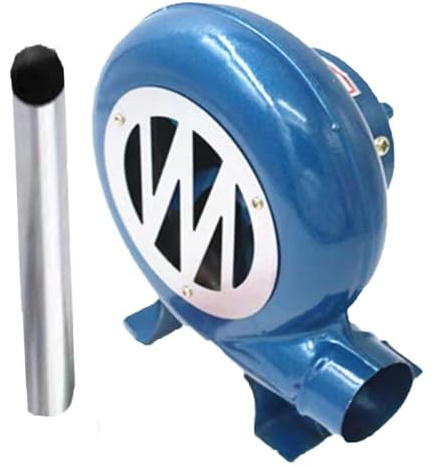 Manual Barbecue Fan BBQ - BBQ Blower, with Air Duct BBQ Cooking Blower, Metal Blade, Hand Crank Grill Charcoal Lighter (150W)