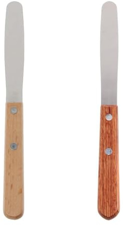 WLNEXT Épilation à la cire en acier inoxydable - Bâton de réglage de la cire - Spatule à la cire - Bâtons d'épilation