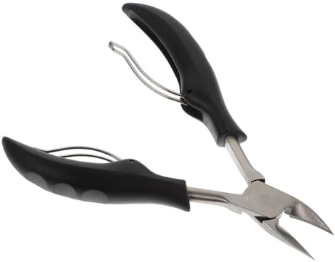 STOBAZA Nagelknipser Multifunktionaler mit Präzisen Kanten aus Edelstahl und ABS Robuster Kompakte Größe in Schwarz für Zuhause und Nagelstudio Nagelknipser für Fingernägel und Fußnägel
