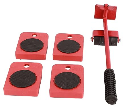 Ensemble d'outils de déplacement de Meubles, 5 pièces, Roues de déplacement de Meubles et kit de Levage, Outil de curseurs de Chariot de déplacement pour Armoire de Table de