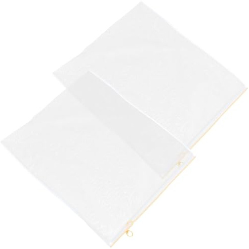 WEKADRIN Bolsa Coladora de Miel de Nailon Alimentario Reutilizable 2 Piezas Filtro de Malla para Filtrado de Alimentos y Líquidos Portátil para Cocina y Elaboración Casera