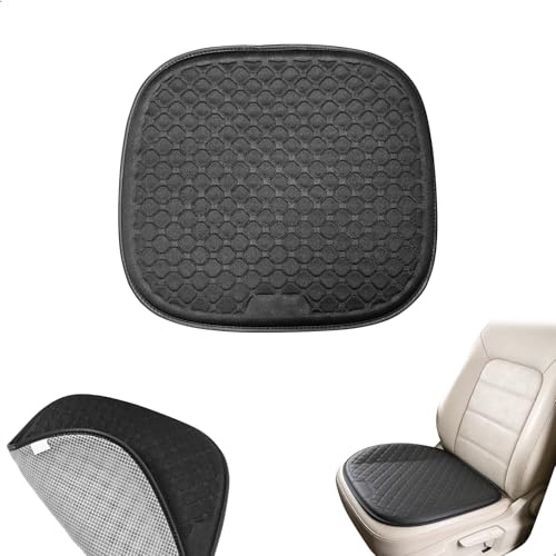 gexuamz Cuscino in Gel per Sedia con Effetto Freddo 3D, Cuscino Traspirante a Nido d'Ape per Coccige e Lombare, per Auto Camion Ufficio Casa Sedia a Rotelle, 49 x 46 cm (Nero)