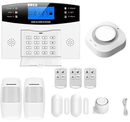 Tuya Smart Wireless Wired Wifi Burglar Alarm System Security Home With Auto Dial Motion Door Sensor Detector Remote Monitoring(Kit N)