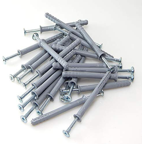 100 Stk. Schlagdübel Nageldübel Einschlagdübel M6 / M8 Senkkopf Nagelanker Dübel (8 x 60)