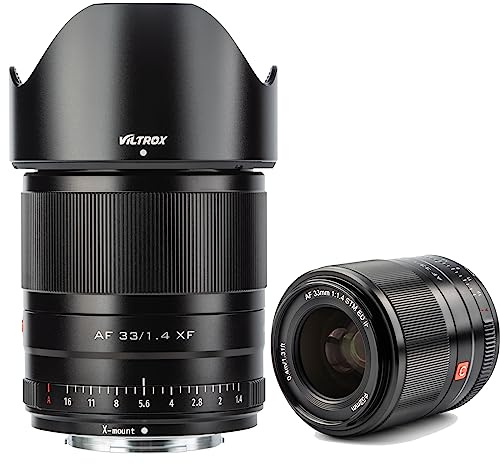 VILTROX AF 33 mm f1.4 STM XF Objektiv Festfokus Objektiv Porträt Autofokus große Blende für Fuji X Mount spiegellose Kamera X-T3 X-H1 X20 X-T30 X-T20 X-T100 X-Pro2