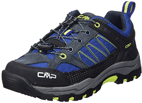 CMP Zapatillas de Senderismo Unisex para niños, Azul Verde Ácido B Blue Acido, 33 EU
