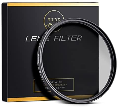 Tide Optics CPL Filtro de Lente Polarizador Filtro polarizador Delgado Circular, Vidrio óptico MRC (37mm)