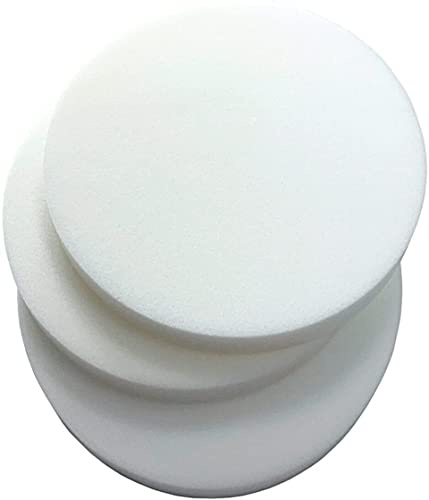 Relleno de cojines gruesos para sillas de espuma redonda, 18 kg/m3 (40 x 4 cm de diámetro)