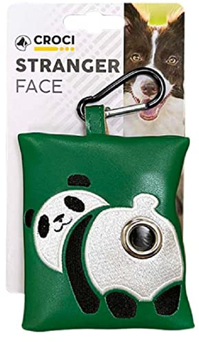Porta Sacchetti igienici per Cani | Mini Bag 10,5x8,5cm | Stranger Face Panda