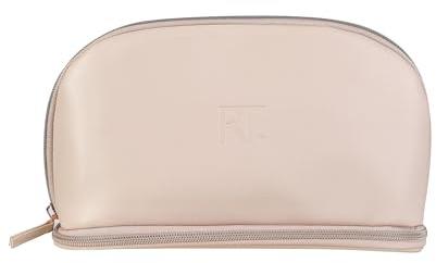 Real Techniques New Nudes Uncovered Bag, Cosmetic Bag, Travel Bag For Makeup, Waterproof Design, Toiletry, Makeup, & Brush Organizer, 1 Count