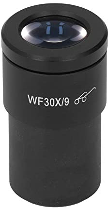 30-mm-Stereomikroskopobjektiv, Weitwinkelokular aus optischem Glas mit hohem Augenpunkt WF30X/9 für Okulare an Stereomikroskopen mit kontinuierlichem Zoom
