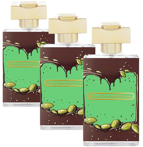Profumo di cioccolato Dubai, profumo di pistacchio della barretta di cioccolato per diffusori, fragranza di pistacchio kunafa, duratura (3pcs)