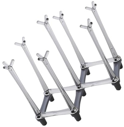STAHAD Portabicchieri da Cucina in Resistente Scolabicchieri con Design Retrattile per Organizzazione e Drenaggio Supporto Moderno per Bicchieri da Grigio