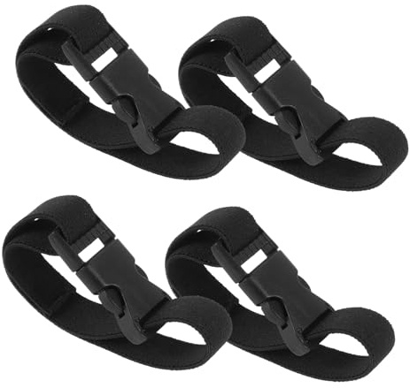 iplusmile 4 pezzi Cinghie Elastiche per Zaino con Fibbia Regolabile Antiscivolo per Trasporto Outdoor e Hiking