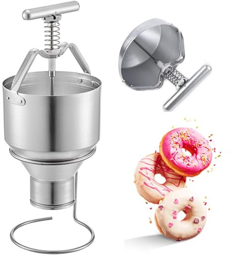 Dosificadora Manual De Donuts, Máquina Para Hacer Donuts Ajustable Con 6 Velocidades, Soporte, Dispensador De Tolva Para Donuts En Panaderías, Fácil De Usar, Para Dar Forma Uniforme A Las Donuts Y