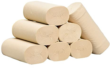 AUNMAS Rotolo di Carta Igienica in bambù Ultra Morbida Senza Nucleo per Bagno, 30 Pezzi, per il Bagno del Soggiorno, Dell'home Office