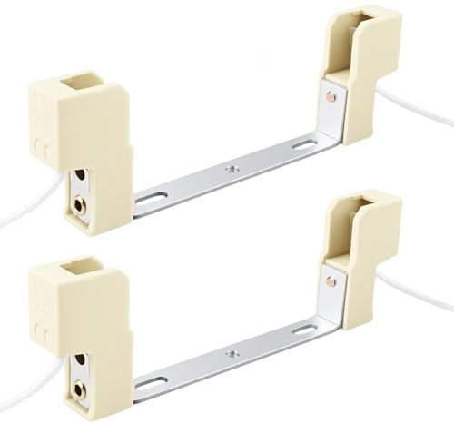 R7S Lampenfassung 118 mm Keramik, für Halogenstab und LED Stablampe | kompatibel mit Wandleuchten, Flutlichter, Stehleuchten und Deckenleuchten, Weiß