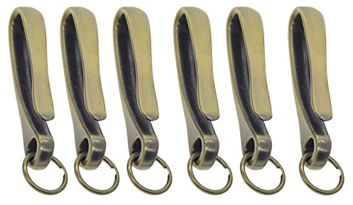 Lljsszr Japanisches Angelhaken Schlüsselanhänger Set mit Geldbörse, DIY Bastelhaken, Ketten Und Schlüsseln – Geschenkideen, Bronze