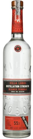 Villa Lobos DISTILLATION STRENGTH Blanco Tequila 100% de Agave 55% Vol. 0,7l