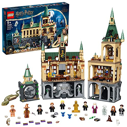 LEGO 76389 Harry Potter Schloss Hogwarts Kammer des Schreckens Spielzeug Set, goldene Voldemort Minifigur und Große Halle, Geschenkideen für Kinder 9 Jahre min, 99 Jahre max