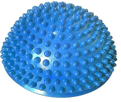 ICDKOYK Halbrunder Massageball, flexibel und bequem, breite Anwendung, halbrunder Yoga Ball, PVC Sport Balance Pod, Blau