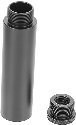 Toyvian 3sätze Aluminium Mikrofon Stand Verlängerungsrohr Mit Schraube Robuste Und Langlebige Erweiterung Für Tischmikrofonständer Schwarz