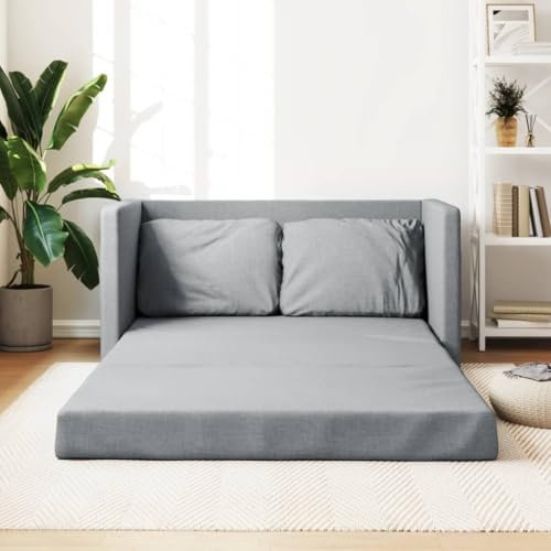 Xichuzi Bodensofa Hellgrau 112x174x55 cm Stoff, Loungesofa, Sofas & Couches, Relaxsofa, Couch für Wohnzimmer - 353964