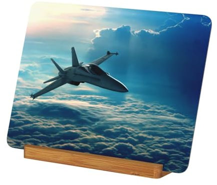 KSANNNS Bedruckter Bilderrahmen mit Flugzeug-Motiv Fighter Jets, sturzfest und langlebig