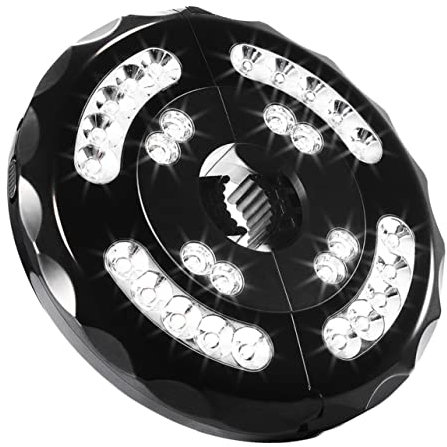 SEWOART Lampe De Camping Extérieure Led Rechargeable Sans Fil 28 Led Feu De Camp En Plein Air Lampe De Tente Parapluie Romaine Trois Modes D'éclairage Usage Barbecue Camping Randonnée