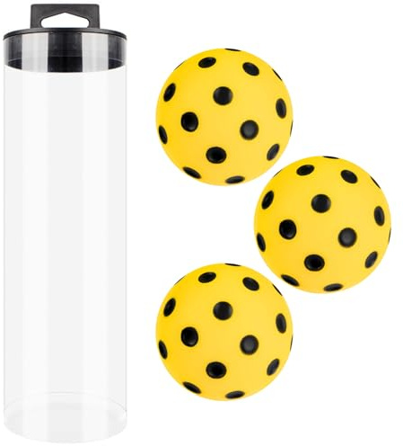 MZRAN Pickleballs für den Innenbereich, leichte Trainingsbälle, leiser PU-Schaum, für oder Outdoor-Übungen, leiser Schaumstoff und Outdoor