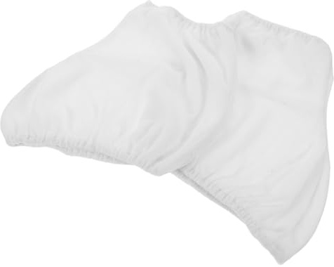 Toyvian Copriscarpe Pattini da Ghiaccio in Velluto Elastico Bianco Protettori per Pattinaggio Artistico Adulti e Fodera Calda e Riutilizzabile per Allenamento e Gara