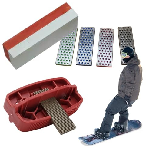 Afilador De Cantos para Esquís,Equipo de Afilado Ajustable - Herramientas para Mantenimiento de Esquís | Kit Unisex para Deportes De Invierno Y Actividades Familiares Al Aire Libre
