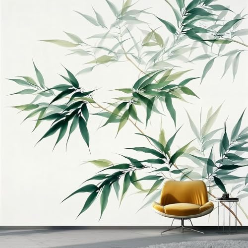 3D Fotomurales Bambú 300x210 cm Decorativos Papel Pintado Panorámico Mural Bambú Chino Tejido No Tejido Decoración de Pared Murales Moderna de Diseno w.599